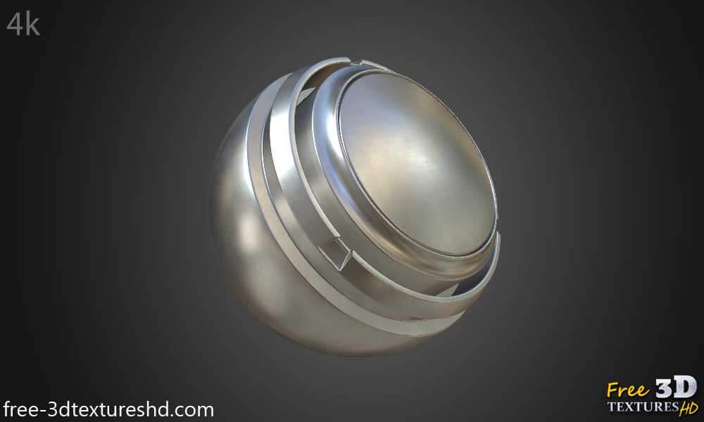 Texture 3D métal aluminium realiste PBR sans couture Téléchargement gratuit haute résolution HD 4k