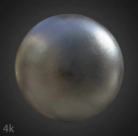 Aluminium Metal Texture Wallpaper HD 4K - Free Seamless PBR Material for 3D Design