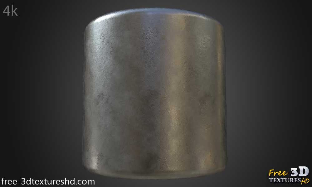 Texture aluminium 3D PBR haute résolution téléchargement gratuit HD 4k