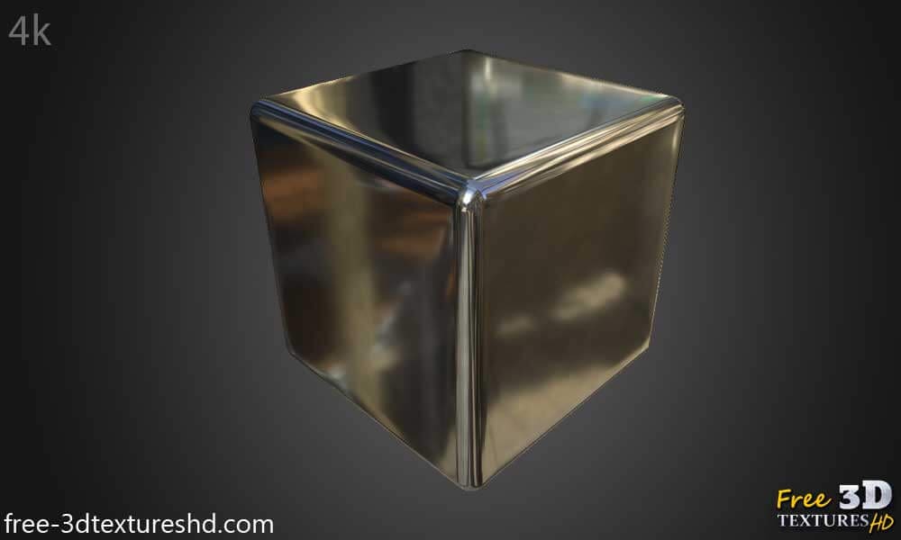 texture PBR aluminium brillant 3D Téléchargement gratuit haute résolution HD 4k pour la conception 3D
