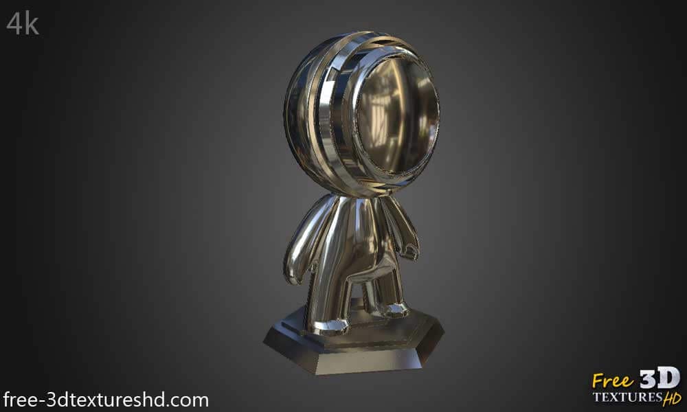 texture PBR aluminium brillant 3D Téléchargement gratuit haute résolution HD 4k pour la conception 3D