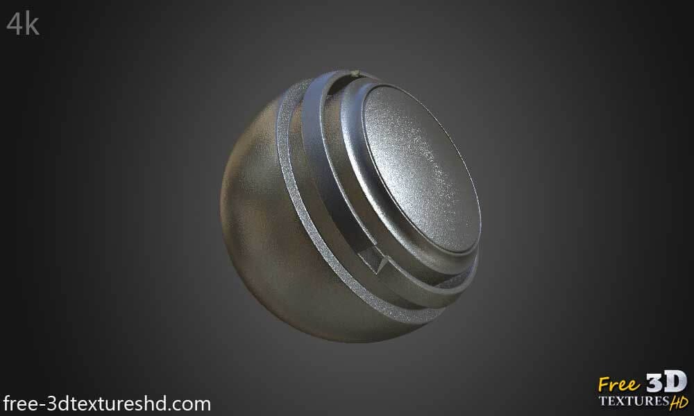 texture PBR aluminium brillant 3D Téléchargement gratuit haute résolution HD 4k