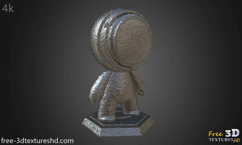Natural Aluminium Metal Texture Wallpaper HD 4K - Free Seamless PBR Material for 3D Design
