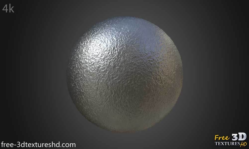 Natural Aluminium Metal Texture Wallpaper HD 4K - Free Seamless PBR Material for 3D Design