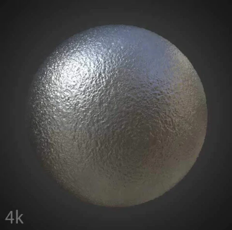 Natural Aluminium Metal Texture Wallpaper HD 4K - Free Seamless PBR Material for 3D Design