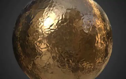 Texture PBR 3D Feuille de Cuivre Métallique Sans Couture Haute Résolution Téléchargement Gratuit 4k