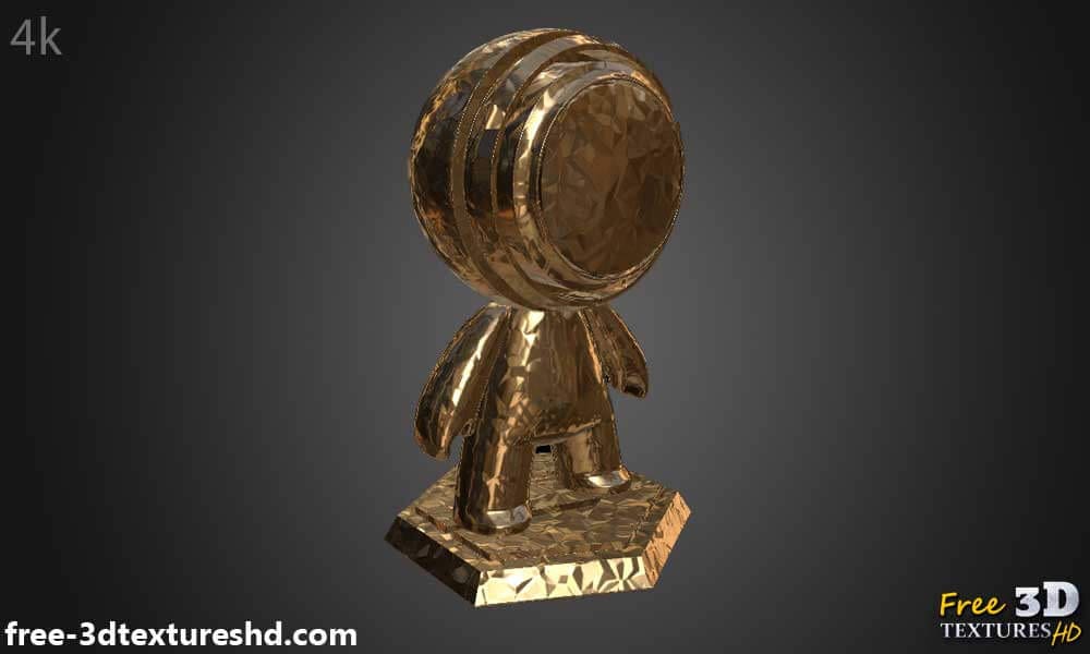 Texture PBR 3D Feuille de Cuivre Métallique Sans Couture Haute Résolution Téléchargement Gratuit 4k