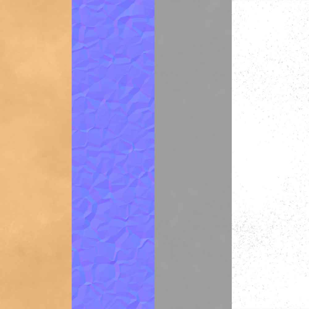 Texture PBR 3D Feuille de Cuivre Métallique Sans Couture Haute Résolution Téléchargement Gratuit 4k
