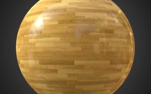 Bright Parquet Wood Floor Texture Wallpaper HD 4K - Free Seamless PBR Material for 3D Design