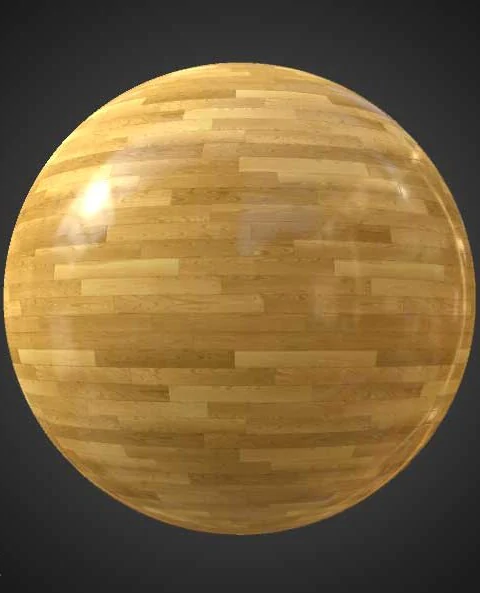 Bright Parquet Wood Floor Texture Wallpaper HD 4K - Free Seamless PBR Material for 3D Design