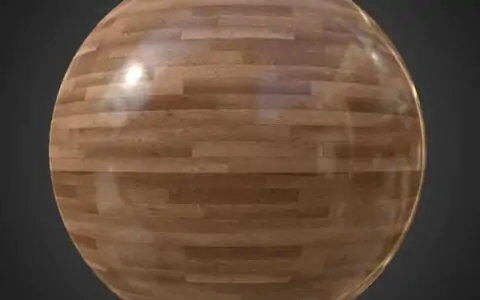 Texture de Parquet Brun en Bois Papier Peint HD 4K - Matériau PBR Transparent Gratuit pour Design 3D