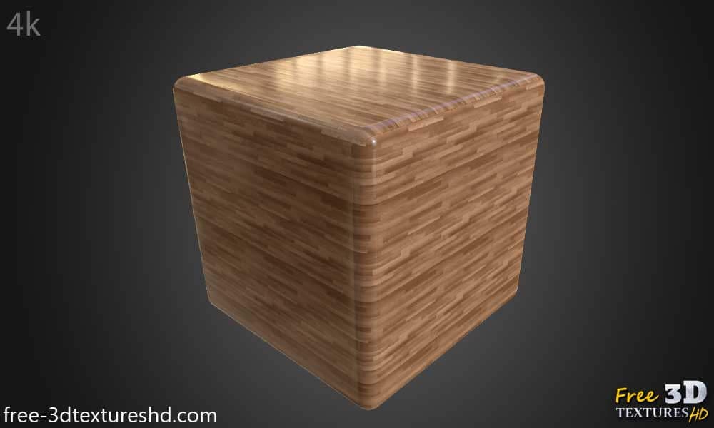Texture de Parquet Brun en Bois Papier Peint HD 4K - Matériau PBR Transparent Gratuit pour Design 3D