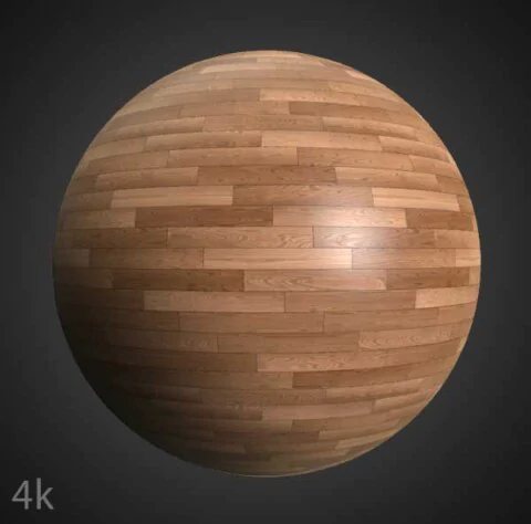 Parquet Wood Floor Texture Wallpaper HD 4K - Free Seamless PBR Material for 3D Design