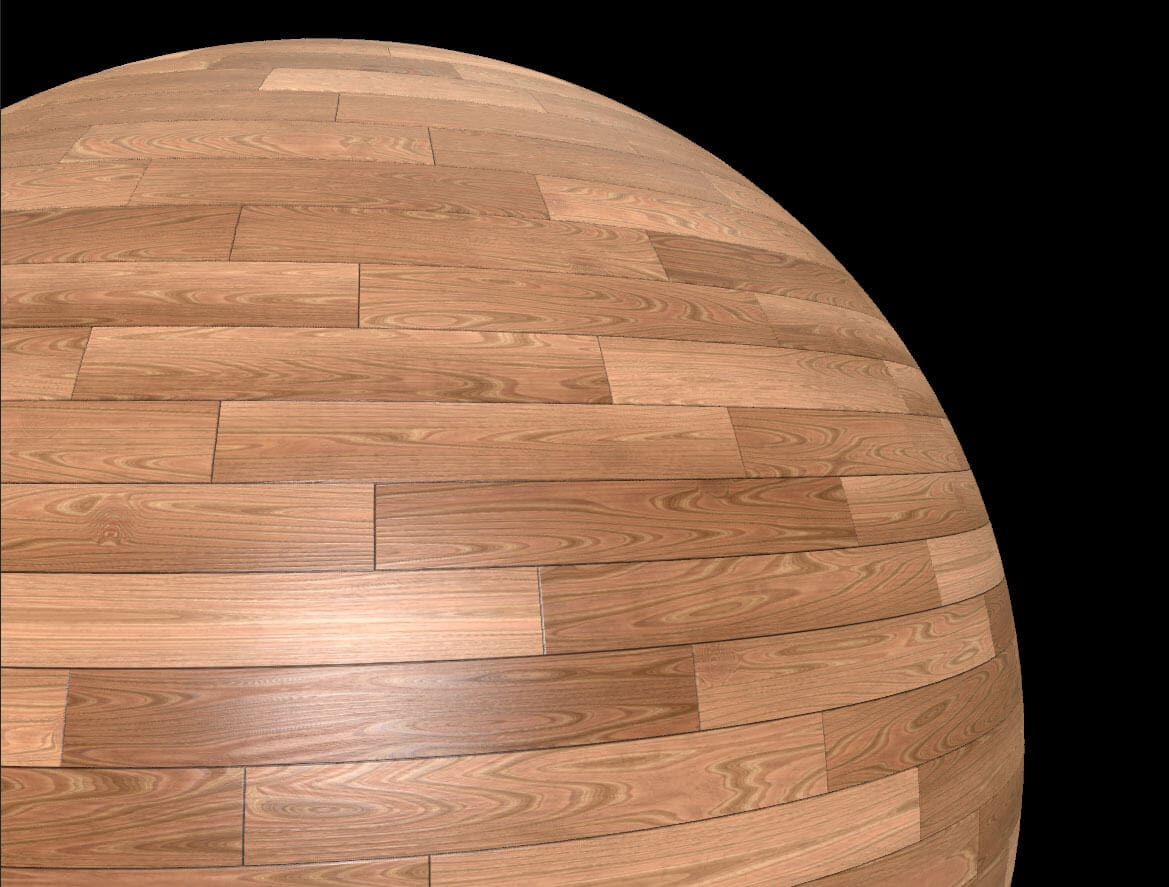 Texture de Parquet en Bois Papier Peint HD 4K - Matériau PBR Transparent Gratuit pour Design 3D