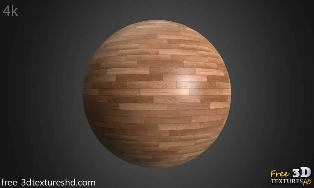Texture de Parquet en Bois Papier Peint HD 4K - Matériau PBR Transparent Gratuit pour Design 3D