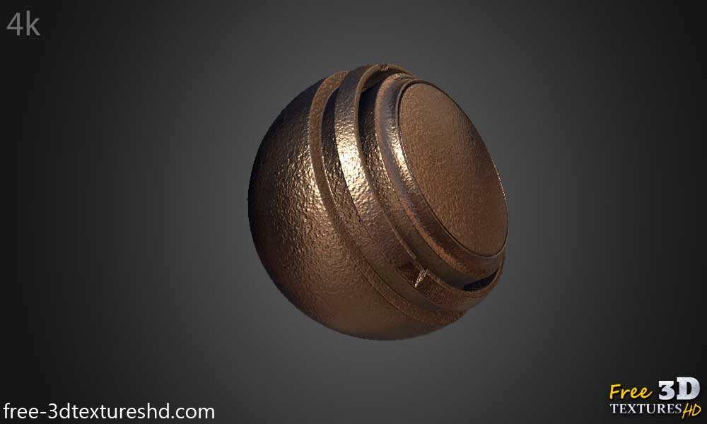Texture PBR de Cuivre Papier Métallisé Brillant 3D Haute Résolution 4K Téléchargement Gratuit