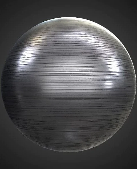 Deep Brushed Aluminium Metal Texture Wallpaper HD 4K - Free Seamless PBR Material for 3D Design