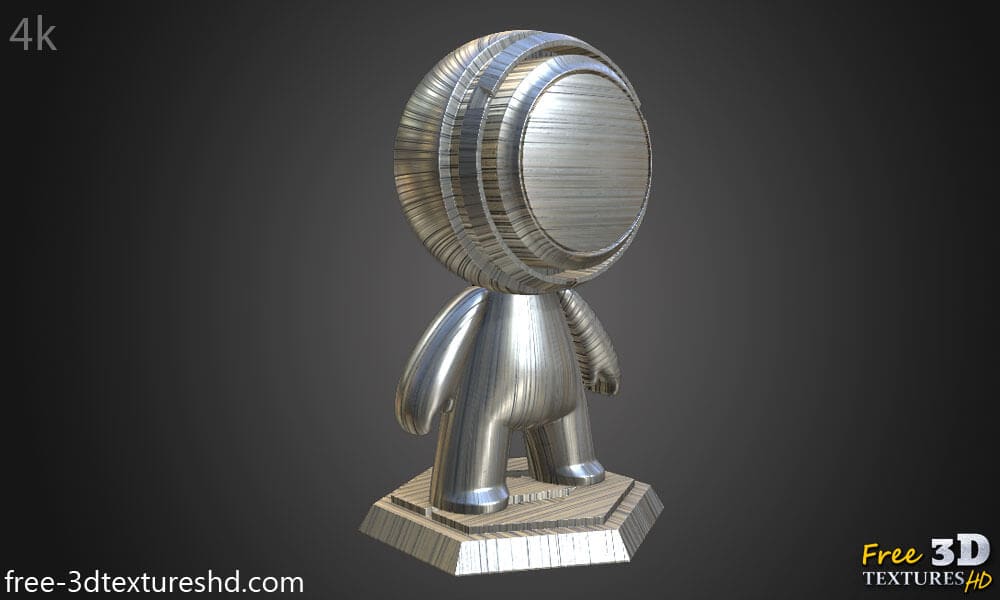 Texture 3D d'aluminium brossé PBR haute résolution (téléchargement gratuit) HD 4K - Textures 3D HD gratuites