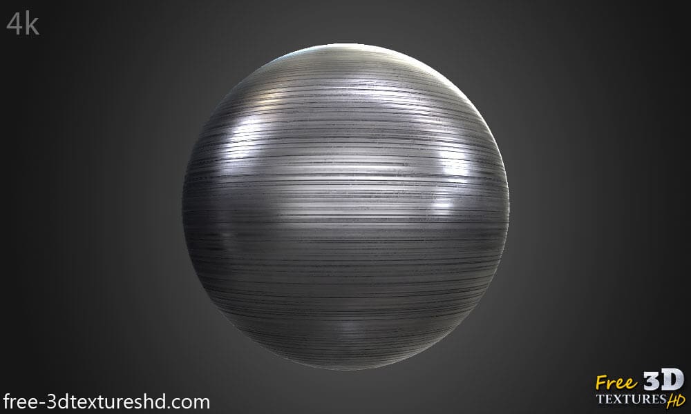 Texture 3D d'aluminium brossé PBR haute résolution (téléchargement gratuit) HD 4K - Textures 3D HD gratuites