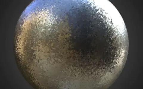 Galvanized Aluminium Metal Texture Wallpaper HD 4K - Free Seamless PBR Material for 3D Design