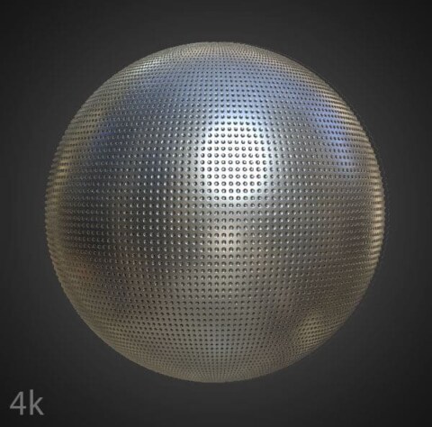 Texture 3D de feuille d'aluminium PBR haute résolution Téléchargement gratuit HD 4k