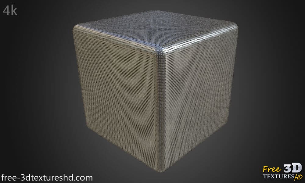 Texture 3D de feuille d'aluminium PBR haute résolution Téléchargement gratuit HD 4k