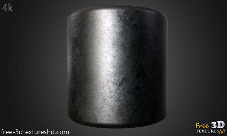 Black-metal-iron-cast-3D-texture-material-seamless-BPR--High-Resolution-Free-Download-HD-4k-render-cylindre