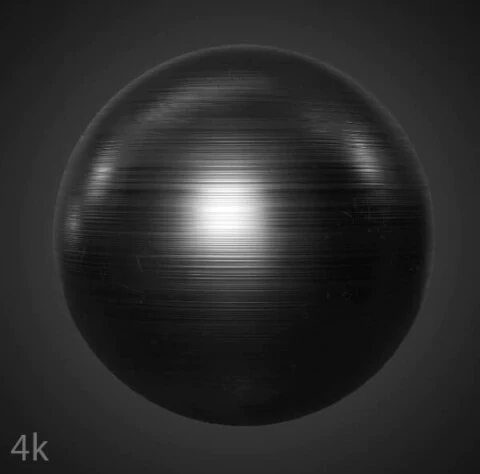 Brushed Iron Metal Texture Wallpaper HD 4K - Free Seamless PBR Material for 3D Design