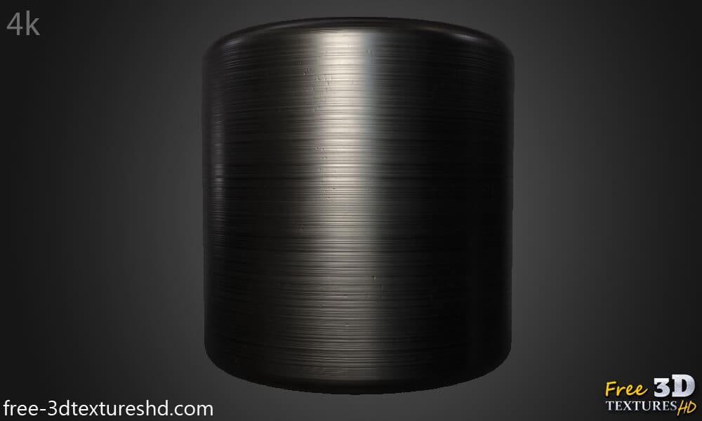 Texture 3D de Fer brossé Métal PBR Haute Résolution Téléchargement gratuit HD 4k