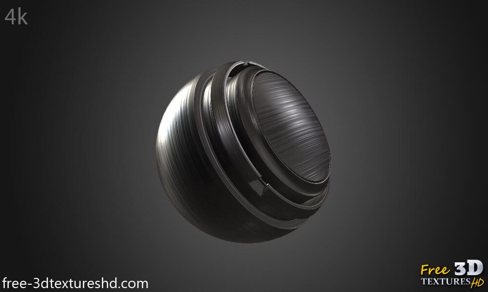 Texture 3D de Fer brossé Métal PBR Haute Résolution Téléchargement gratuit HD 4k