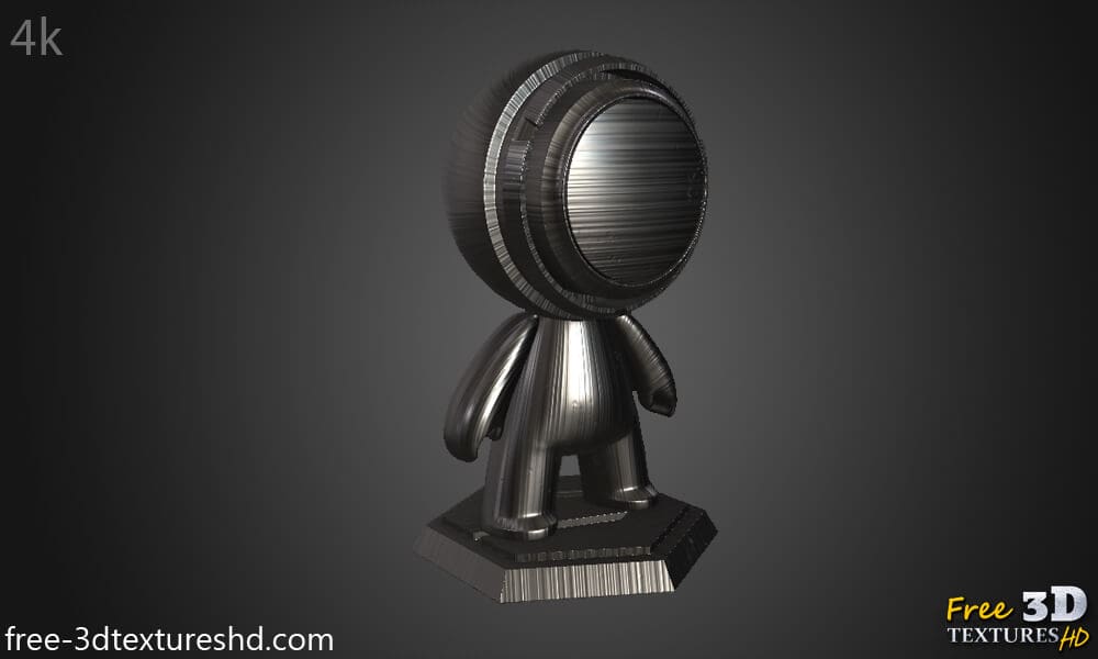Texture 3D de Fer brossé Métal PBR Haute Résolution Téléchargement gratuit HD 4k