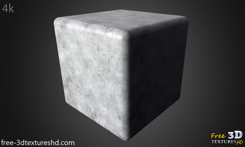Texture 3D en béton PBR, haute résolution, HD 4K, téléchargement gratuit avec rendu mural complet