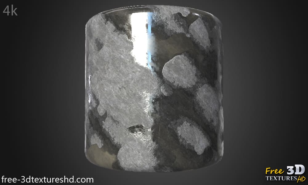 Texture 3D en béton PBR, haute résolution, HD 4K, téléchargement gratuit avec rendu