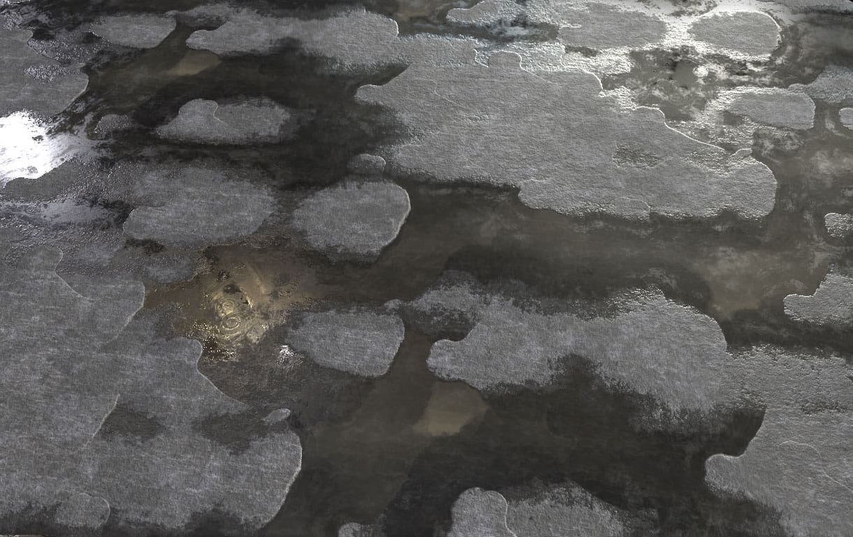 Texture 3D en béton PBR, haute résolution, HD 4K, téléchargement gratuit avec rendu