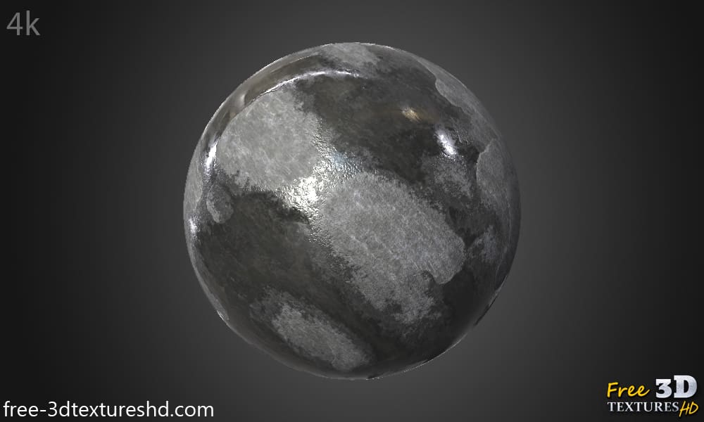 Texture 3D en béton PBR, haute résolution, HD 4K, téléchargement gratuit avec rendu