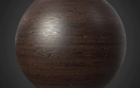 Dark Wood Texture Wallpaper HD 4K - Free PBR Material for 3D Renders