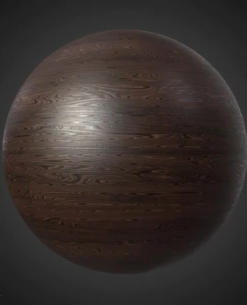 Dark Wood Texture Wallpaper HD 4K - Free PBR Material for 3D Renders