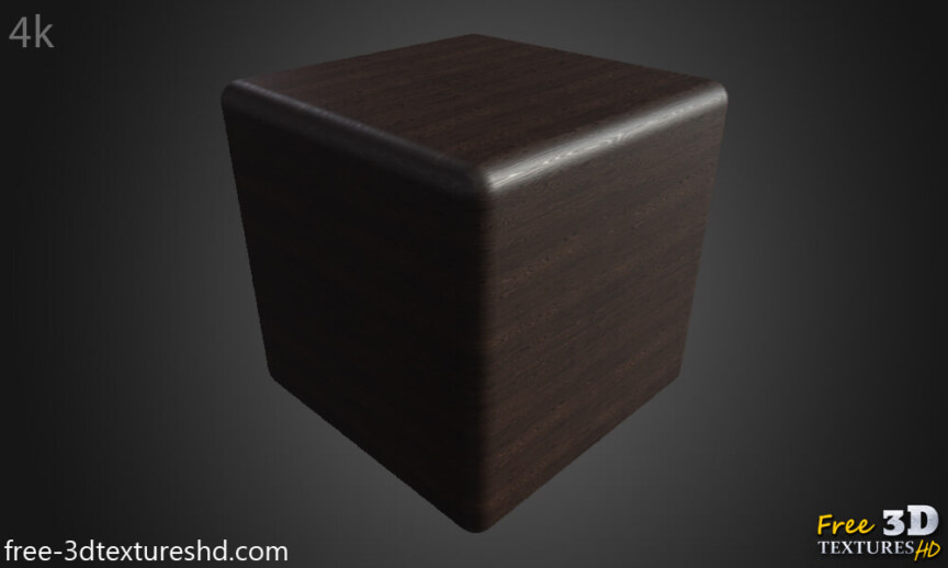 Dark-simple-wood-texture-BPR-material-background-3d-free-download-HD-4K-render-cube-material