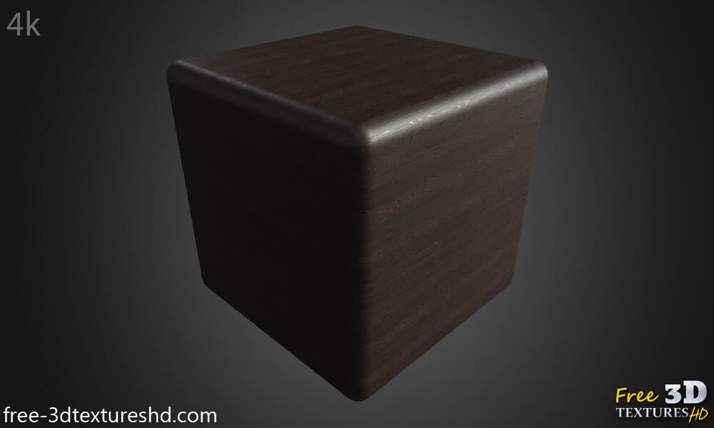 Texture Bois Sombre Fond d'Écran HD 4K - Matériau PBR téléchargement Gratuit pour Rendu 3D