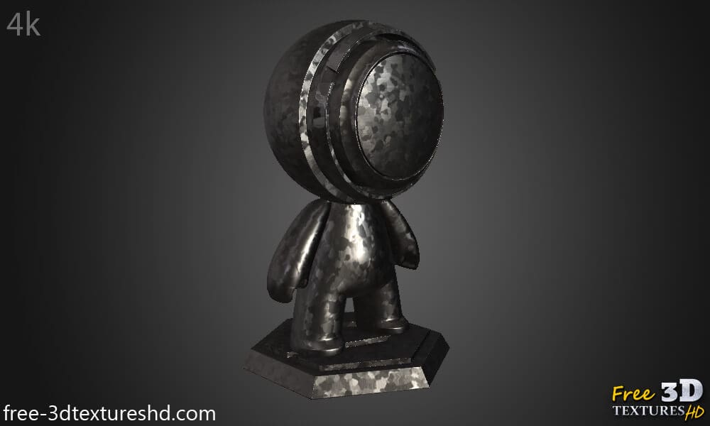 Texture 3D de métal fer galvanisé PBR haute résolution téléchargement gratuit 4k
