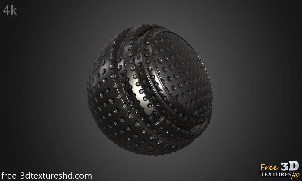 Texture 3D Panneau métallique en fer avec des points  PBR Haute résolution Téléchargement gratuit HD 4k
