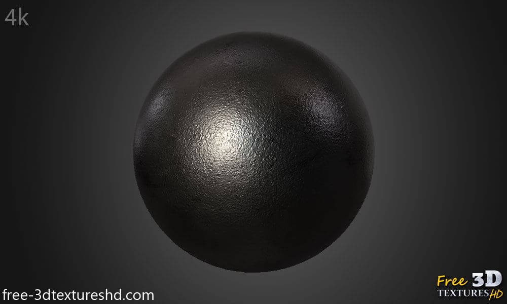 Texture Métallique Fer Brut Fond d'écran HD 4K - Matériau PBR gratuit et sans couture pour le design 3D