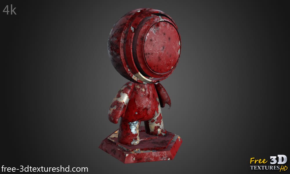 Texture Métal Fer Rouillé 3D PBR Haute Résolution Téléchargement Gratuit HD 4k
