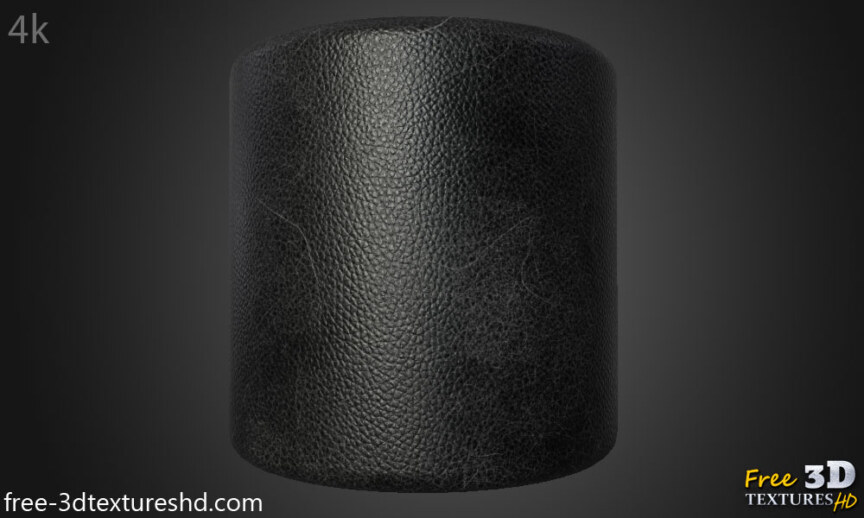 Old-scratched-black-leather-3D-Texture-Fabric-Cuir-Seamless-PBR-material-High-Resolution-Free-Download-HD-4k