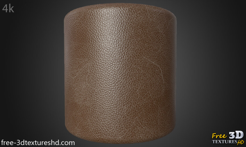 Old-scratched-brown-leather-3D-Texture-Fabric-Cuir--Seamless-BPR-material-High-Resolution-Free-Download-HD-4k-preview-render