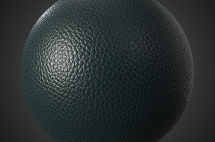 Synthetic-Dark-green-leather-3D-Texture-Fabric-Cuir-Seamless-PBR-material-High-Resolution-Free-Download-HD-4k