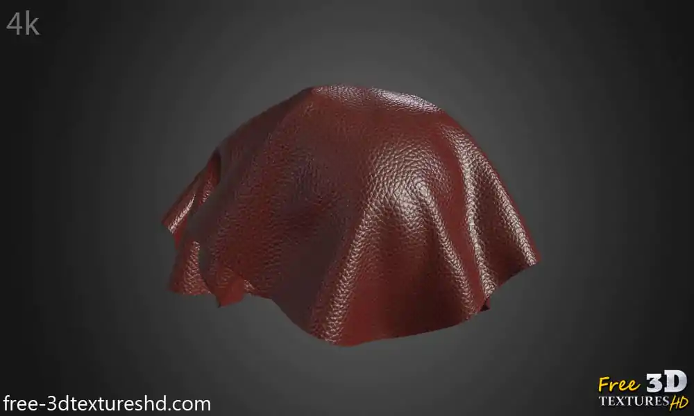 Synthetic-brown-red-leather-3D-Texture-Fabric-Cuir--Seamless-PBR-material-High-Resolution-Free-Download-HD-4k-full