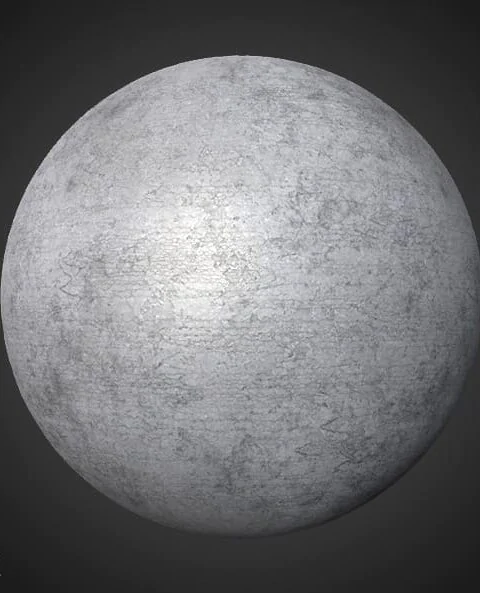 Concrete PBR material 3D texture, high resolution, HD 4K, free download with render preview walls