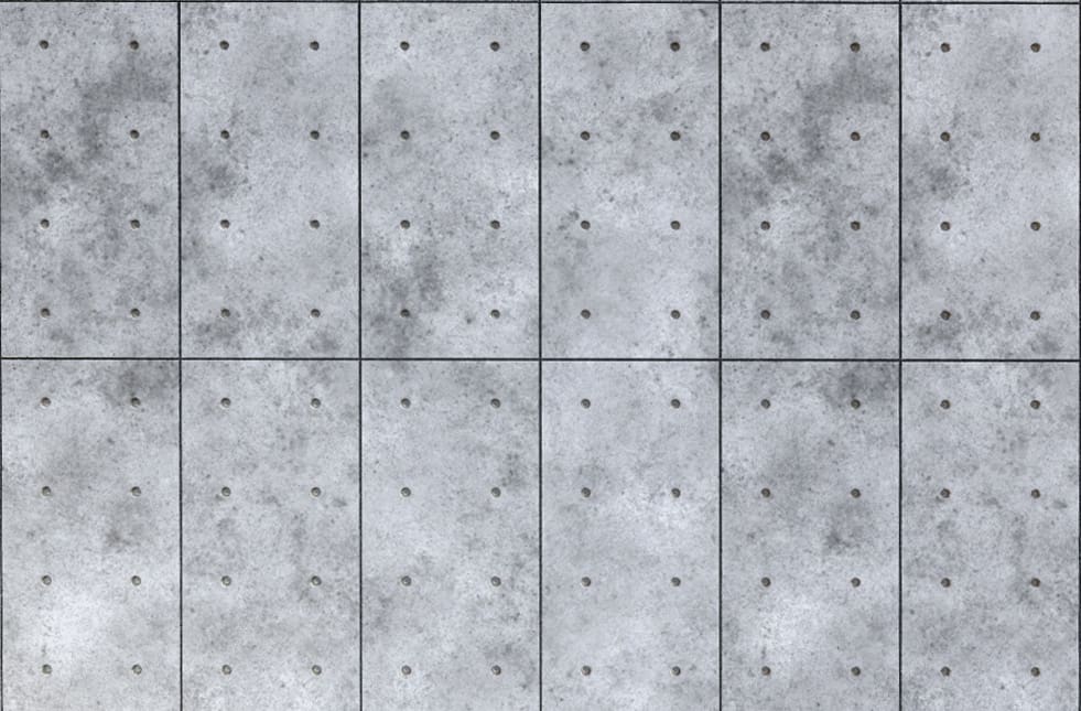 Texture de panneau en béton Fond d'écran HD 4K - Matériau PBR gratuit pour les murs