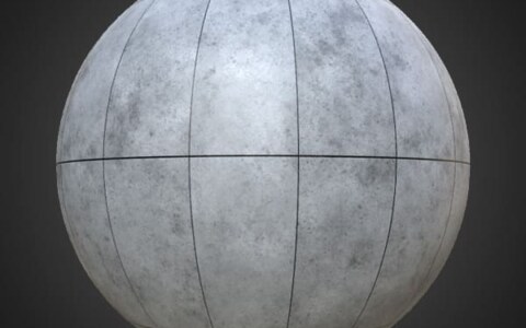 Concrete panel precast PBR material 3D texture, high resolution, HD 4K, free download